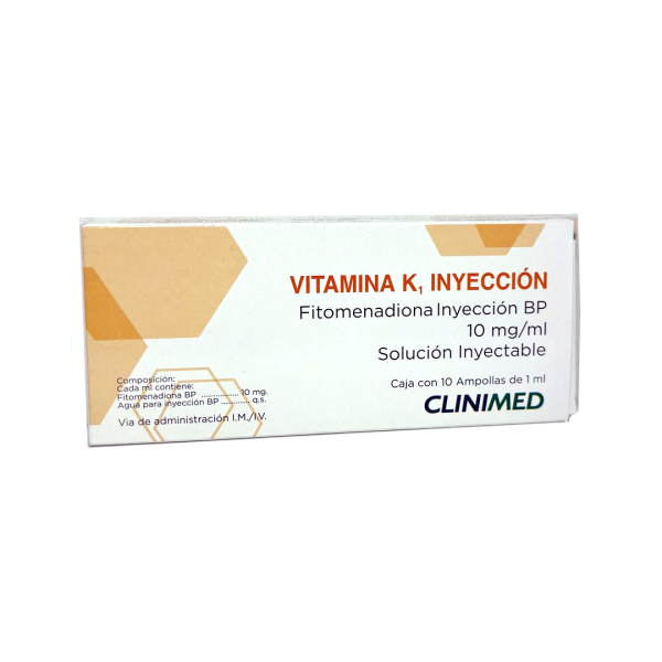 Vitamina K, Inyección